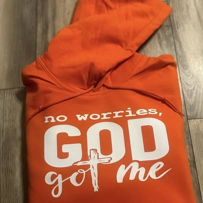 God Got Me Hoodie | Orange