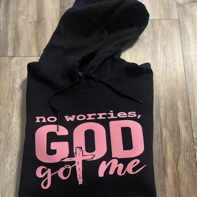 God Got Me Hoodie | Black