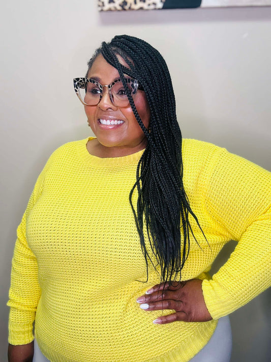 Sunny Side Up Knit Sweater